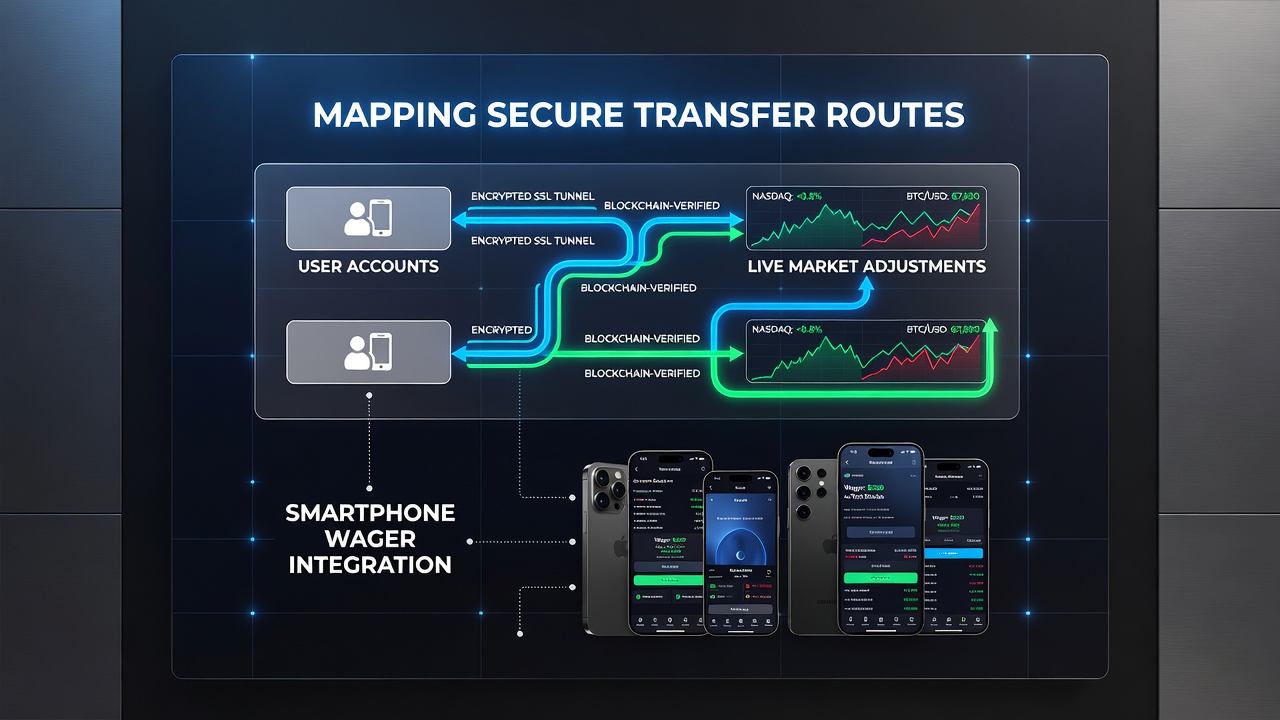 Live market adjustments syncing with secure account transfers in mobile betting apps