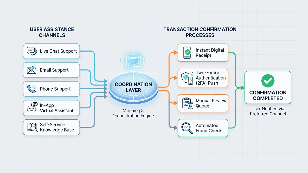 Dashboard view of coordinated support tickets and verified transaction flows within a mobile entertainment and sports prediction platform